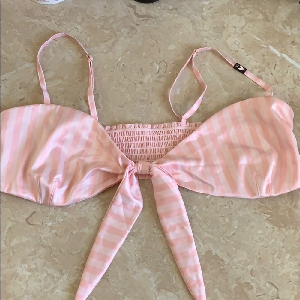 Victoria’s Secret tie front bandeau